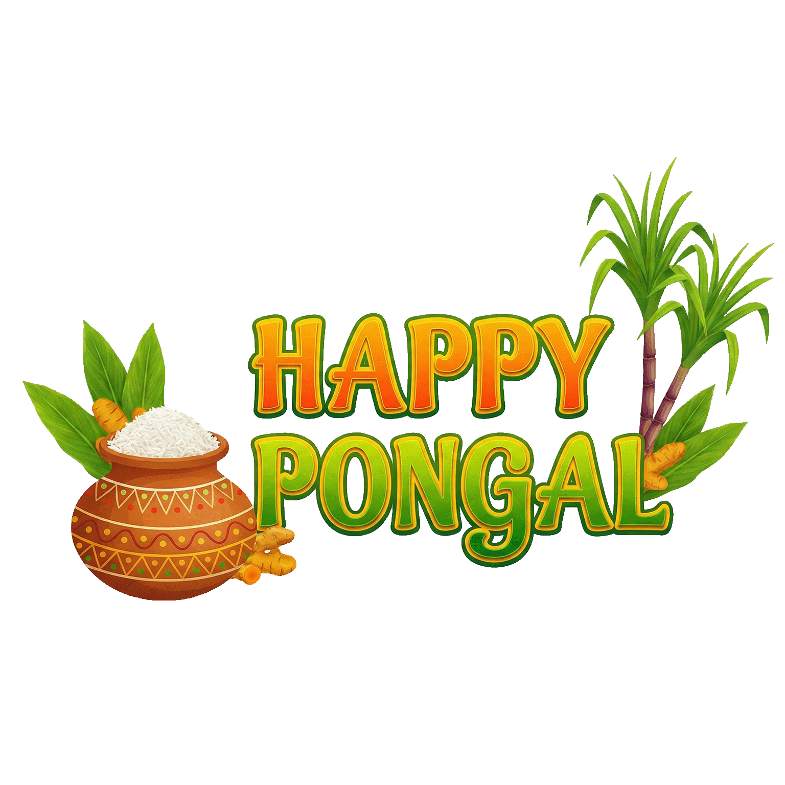 Happy Pongal PNG
